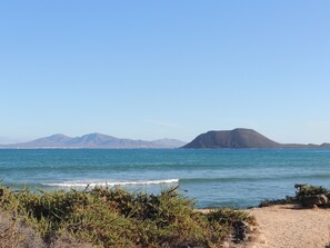 Accommodatie ligt op het strand
