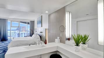 2 bedrooms, iron/ironing board, travel crib, WiFi