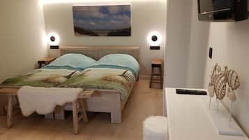 2 slaapkamers, reisbedje, gratis wifi, beddengoed