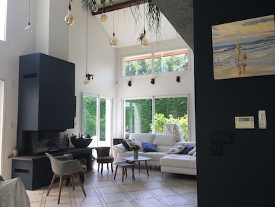 Architect's villa Lyon Collonges au mont d'or: Swimming pool, Nature, Bocuse,