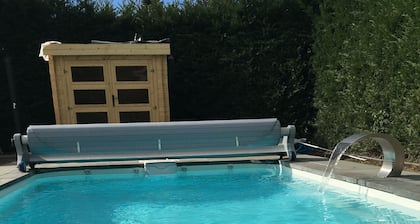 Architect's villa Lyon Collonges au mont d'or: Swimming pool, Nature, Bocuse