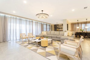 TV, video games, books, offices