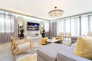 TV, video games, books, offices