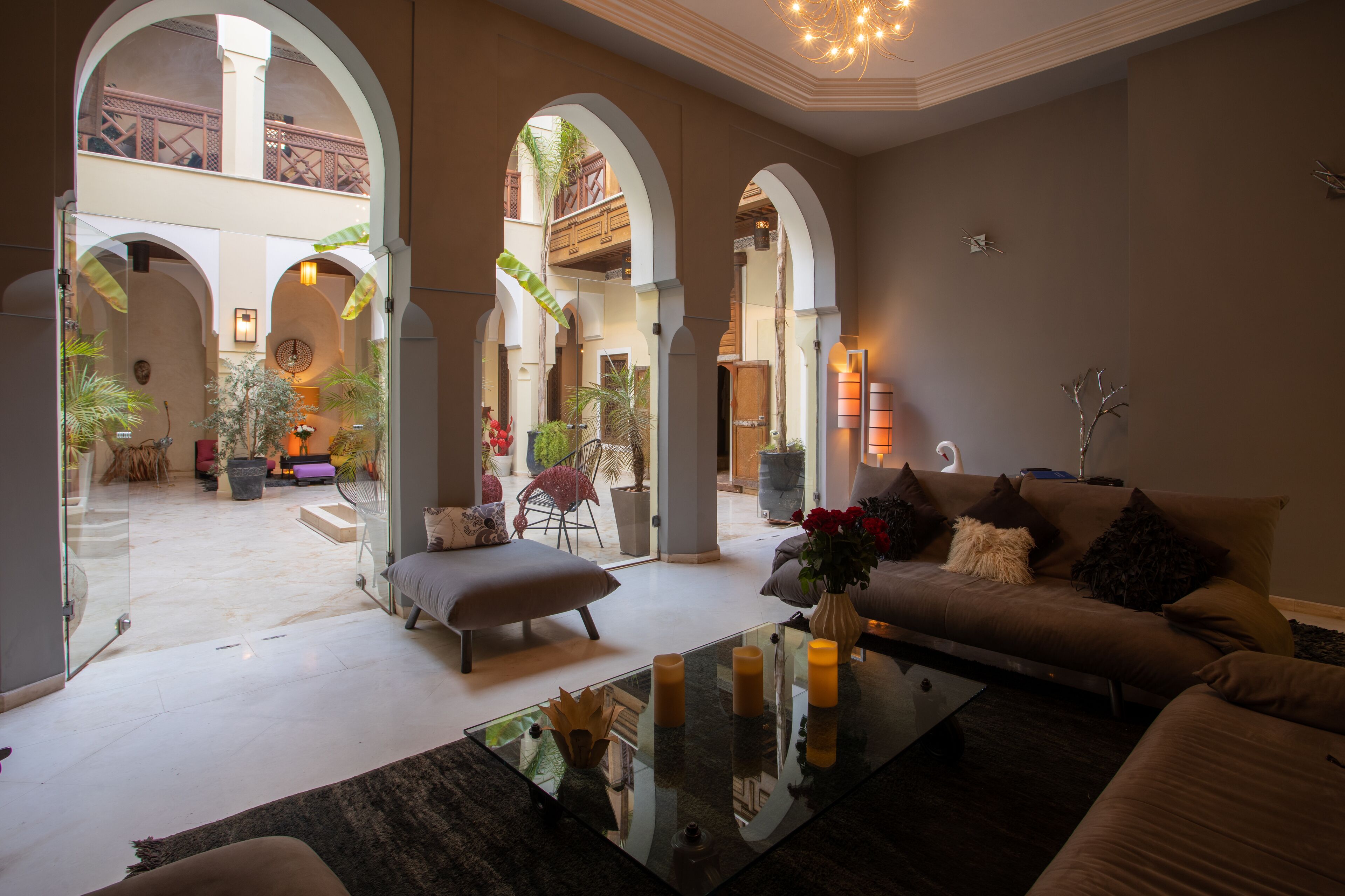 Sala de estar en el lobby