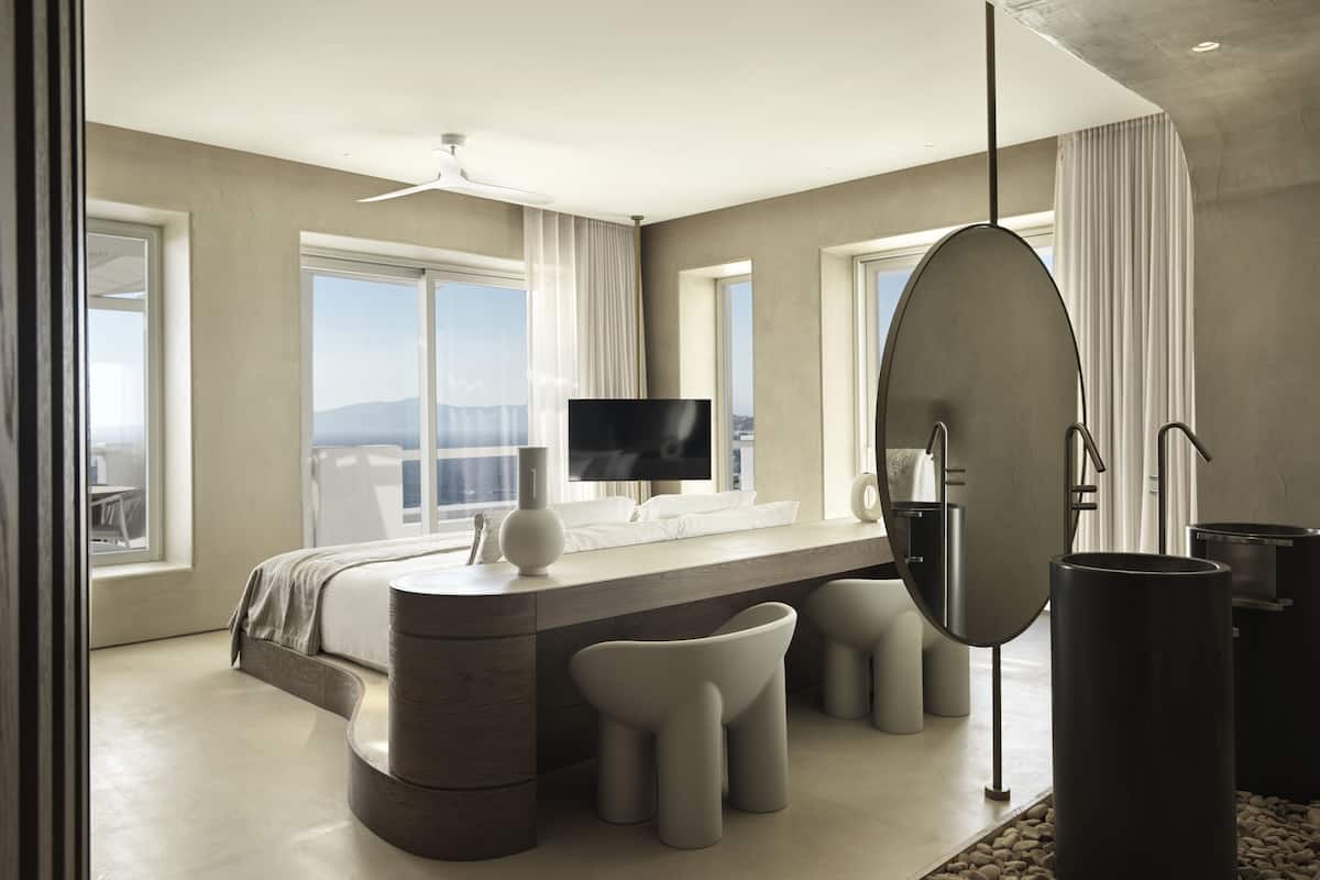 Suite, 2 Bedrooms, Private Pool, Sea View | 1 bedroom, minibar, in-room safe, desk