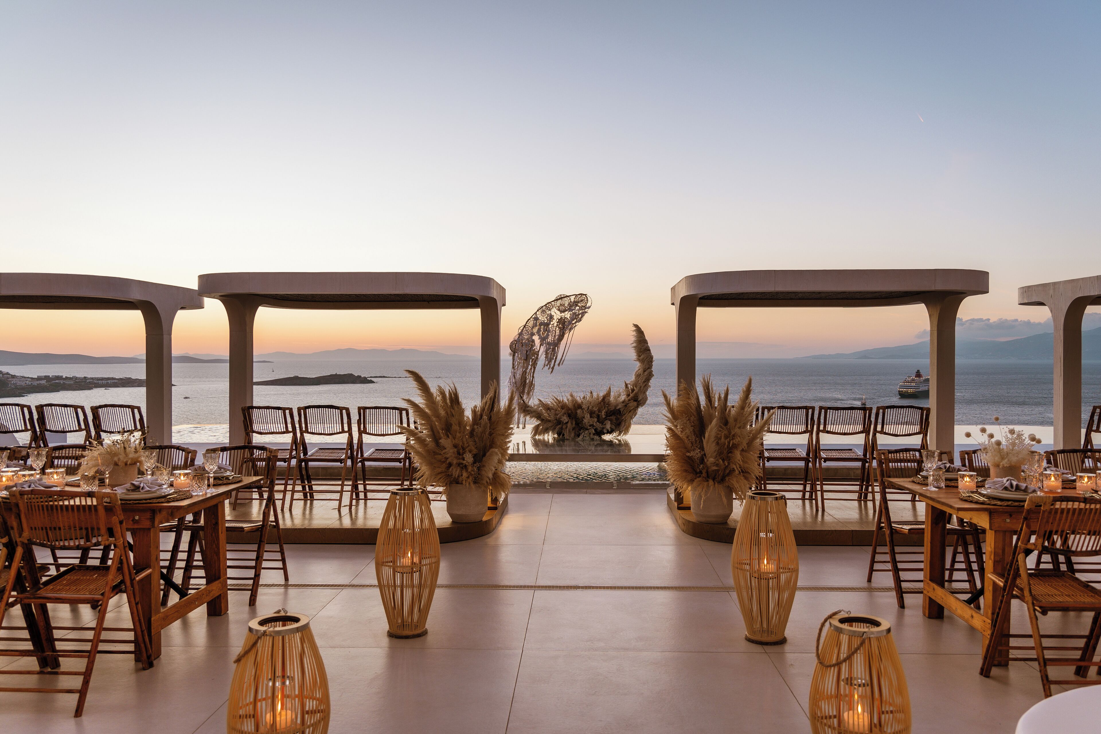 Außenbereich für Hochzeiten