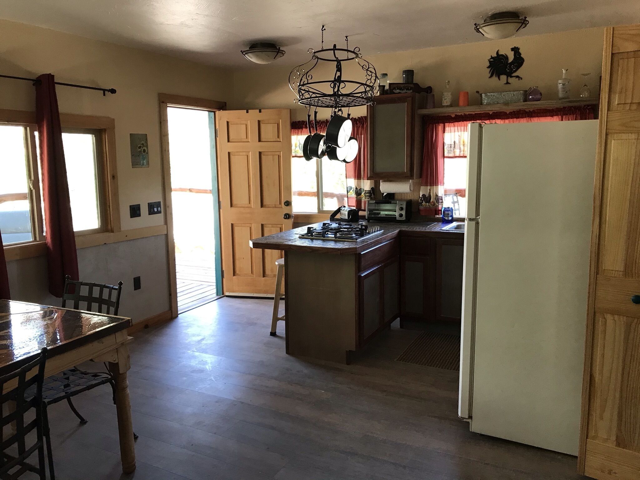 Rustic Bunkhouse with canyon views.