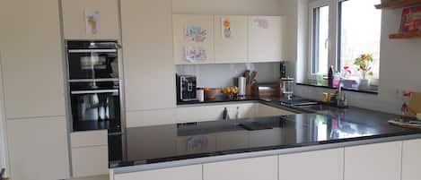 Kühlschrank, Ofen, Herdplatte, Geschirrspüler