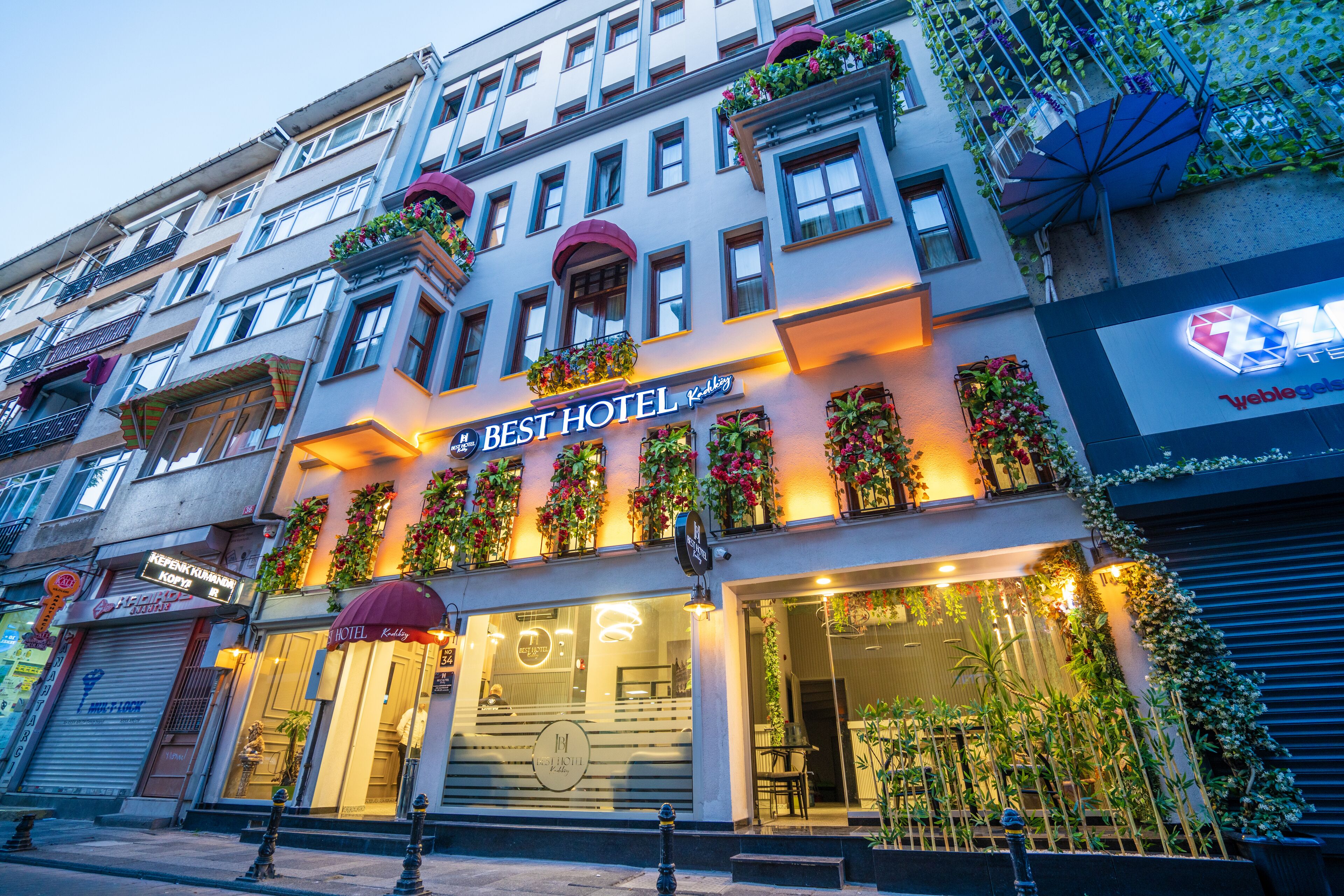 Fassade der Unterkunft