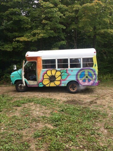 Vintage Groove Bird Bus