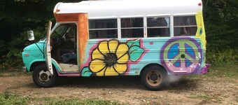 Vintage Groove Bird Bus