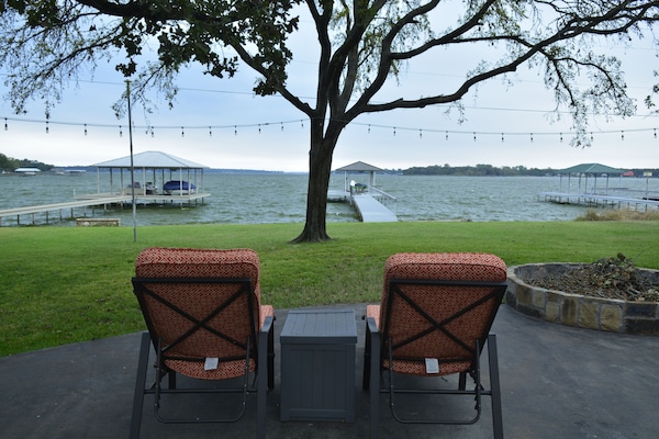 Enjoy this beautiful view from the patio.