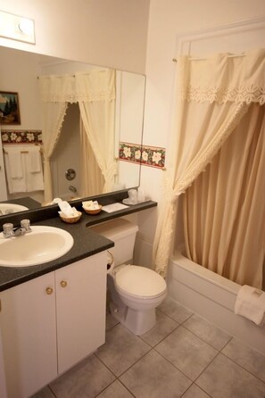 Kamar Standar, 1 Tempat Tidur Queen, Bebas Asap Rokok, pemandangan teluk | Kamar mandi | Perlengkapan mandi gratis, pengering rambut, jubah mandi, dan handuk