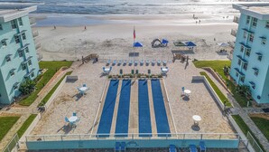 Pool - Dazzling Oceanfront Views from Corner Condo! Best View in NSB! (New Smyrna Beach)