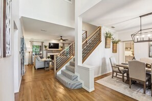 TV connectée, cheminée