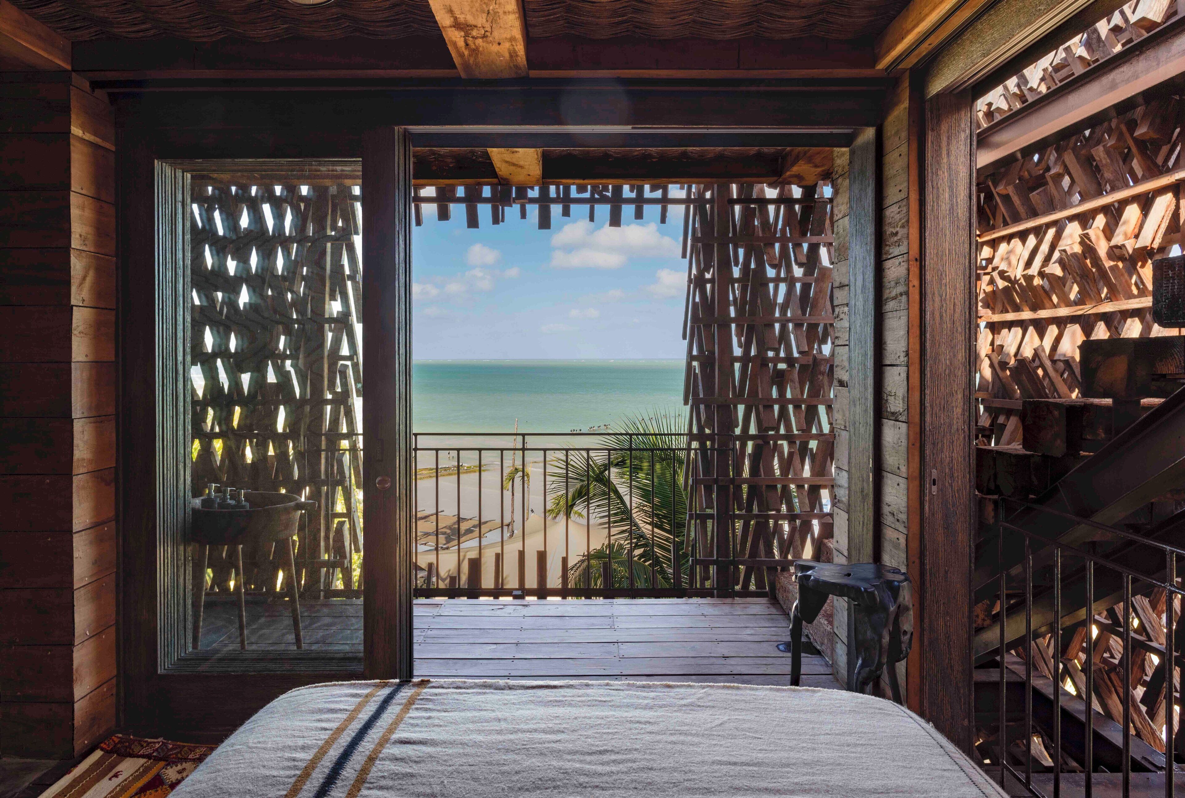 Casa de árbol, frente al mar | Vista a la playa o el mar