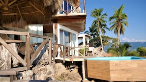 Premium Studio Suite, 1 King Bed, Private Pool, Oceanfront | Hypo-allergenic bedding, minibar, blackout drapes, free WiFi