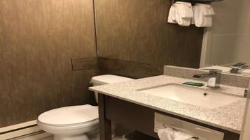 Bathtub, hair dryer
