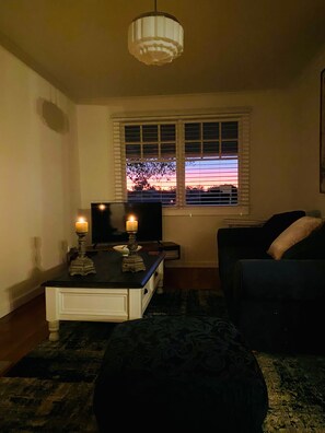 TV connectée, cheminée