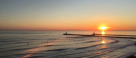 Accommodatie ligt op het strand