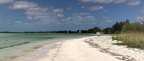 Tæt på stranden, badehåndklæder