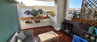 Magnificent apartment with terrace and pool view