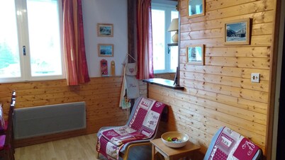 Apartment T2, MOUNTAIN VIEW, center, ski, cures, close to cable cars and thermal baths