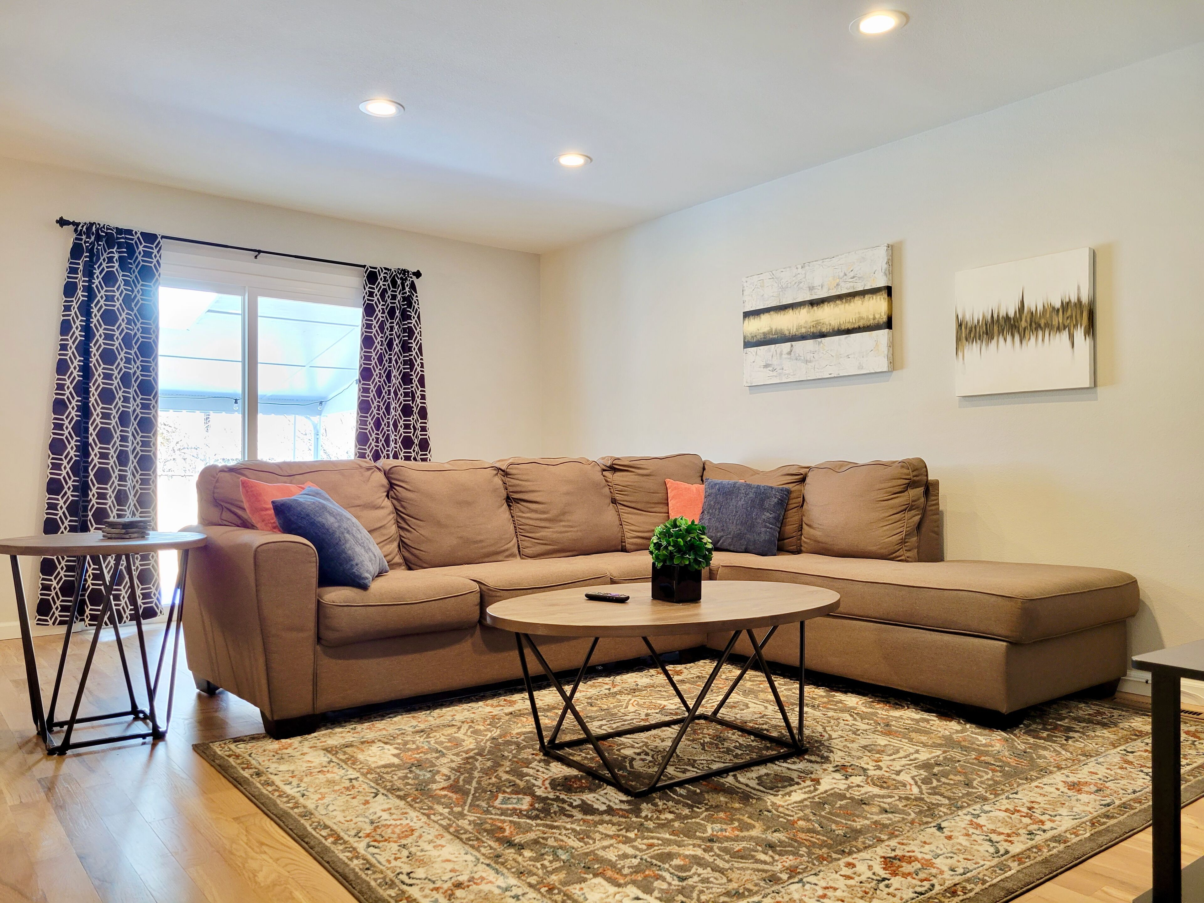 Smart TV, foosball, offices