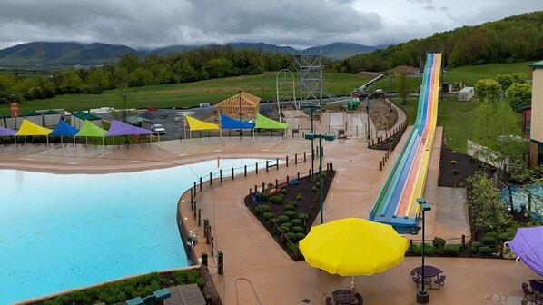 Indoor pool, outdoor pool
