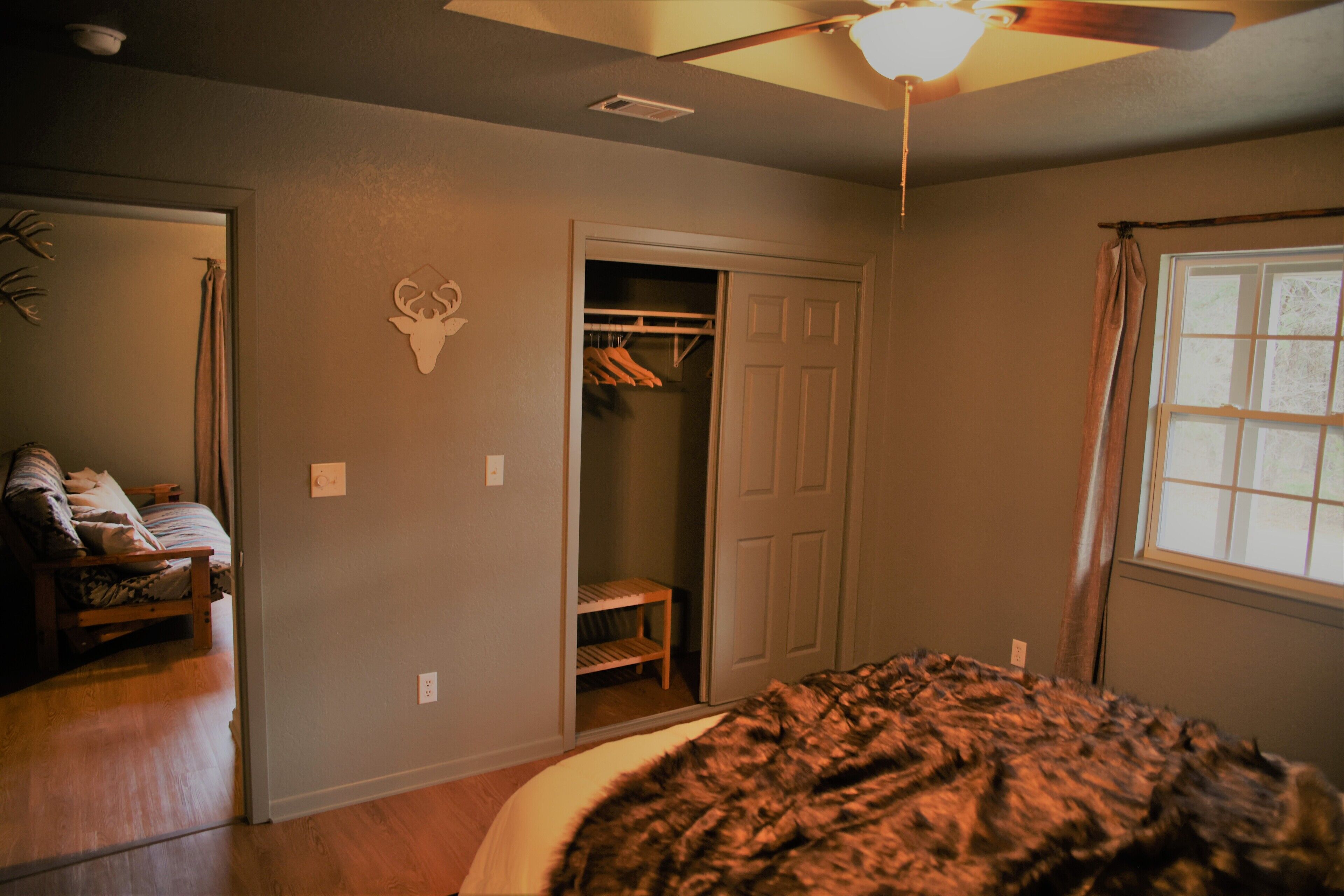 Deer Cabin - Camping with amenities at Triple Creek Ranch