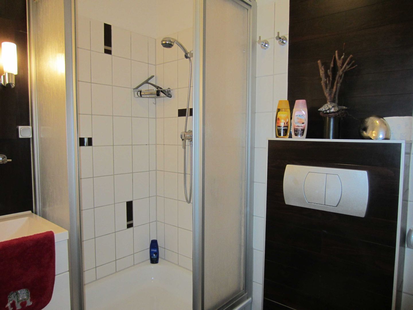 Dusche, Handtücher
