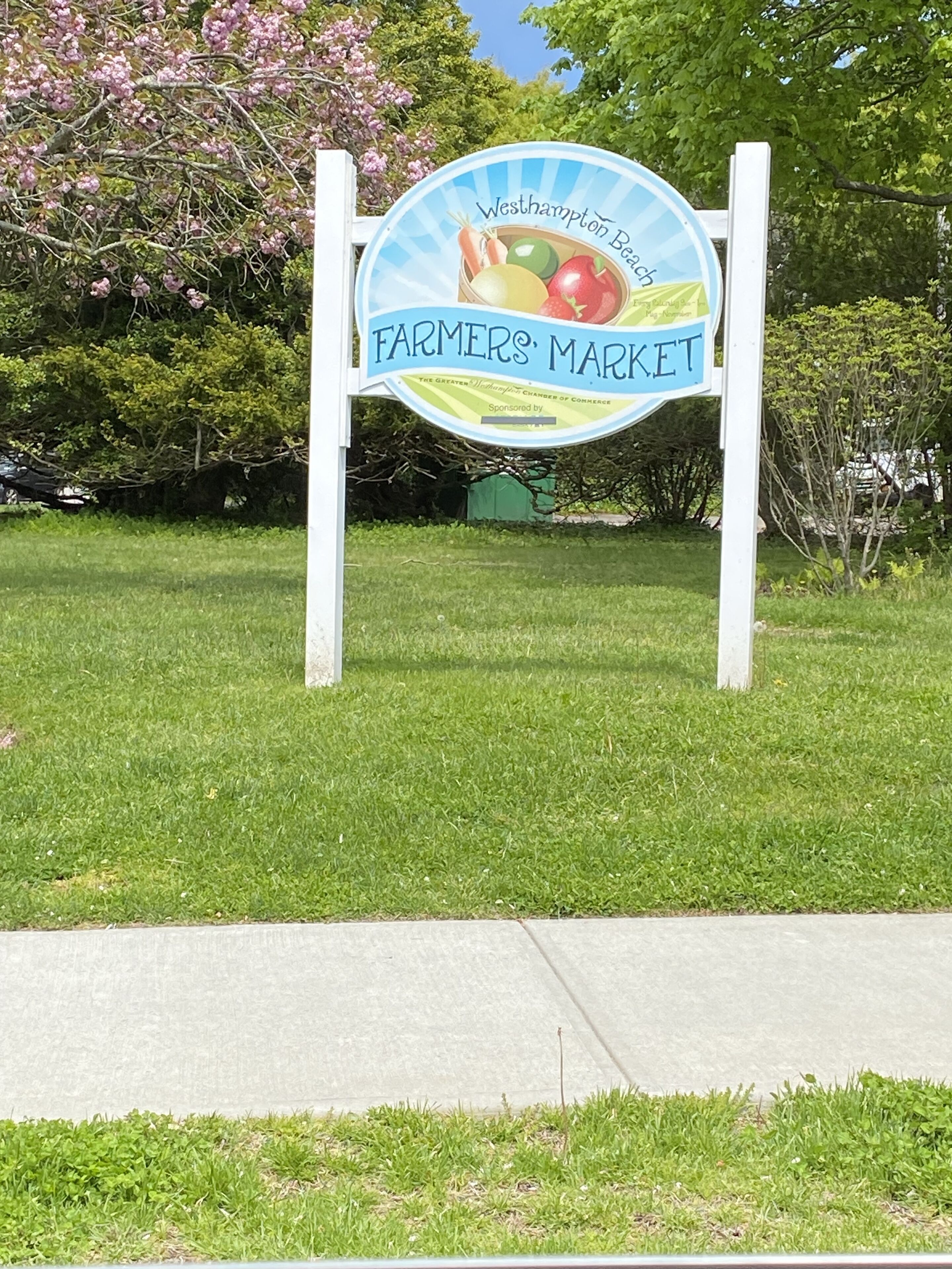 Open every Saturday morning located within walking distance from the cottage. 