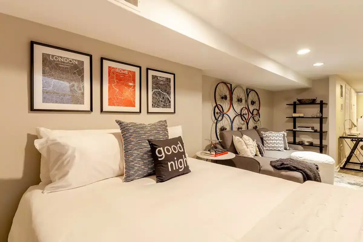 ☆Historic Georgetown Apartment☆Walk Score 98☆Self Check-In☆1min→Shops☆Smart TV☆