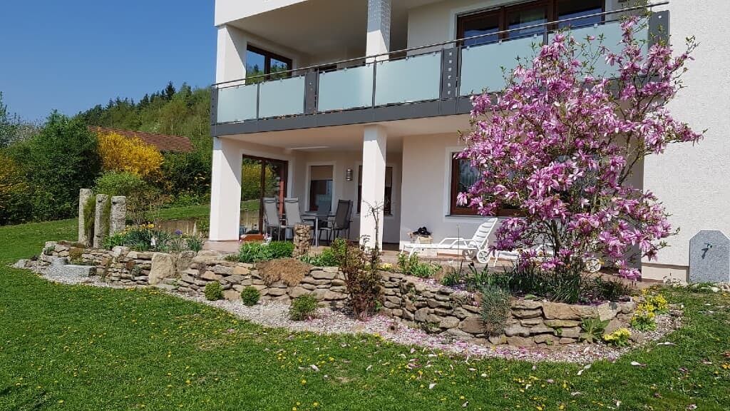 Ferienwohnung Schwendner (Thanstein)-überdachte Terrasse