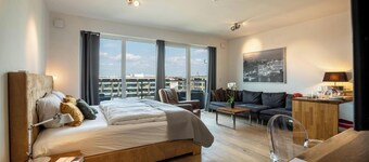 Apartment Portus 21 close to City Centre with Balcony & Wi-Fi incl. Linen and Towels