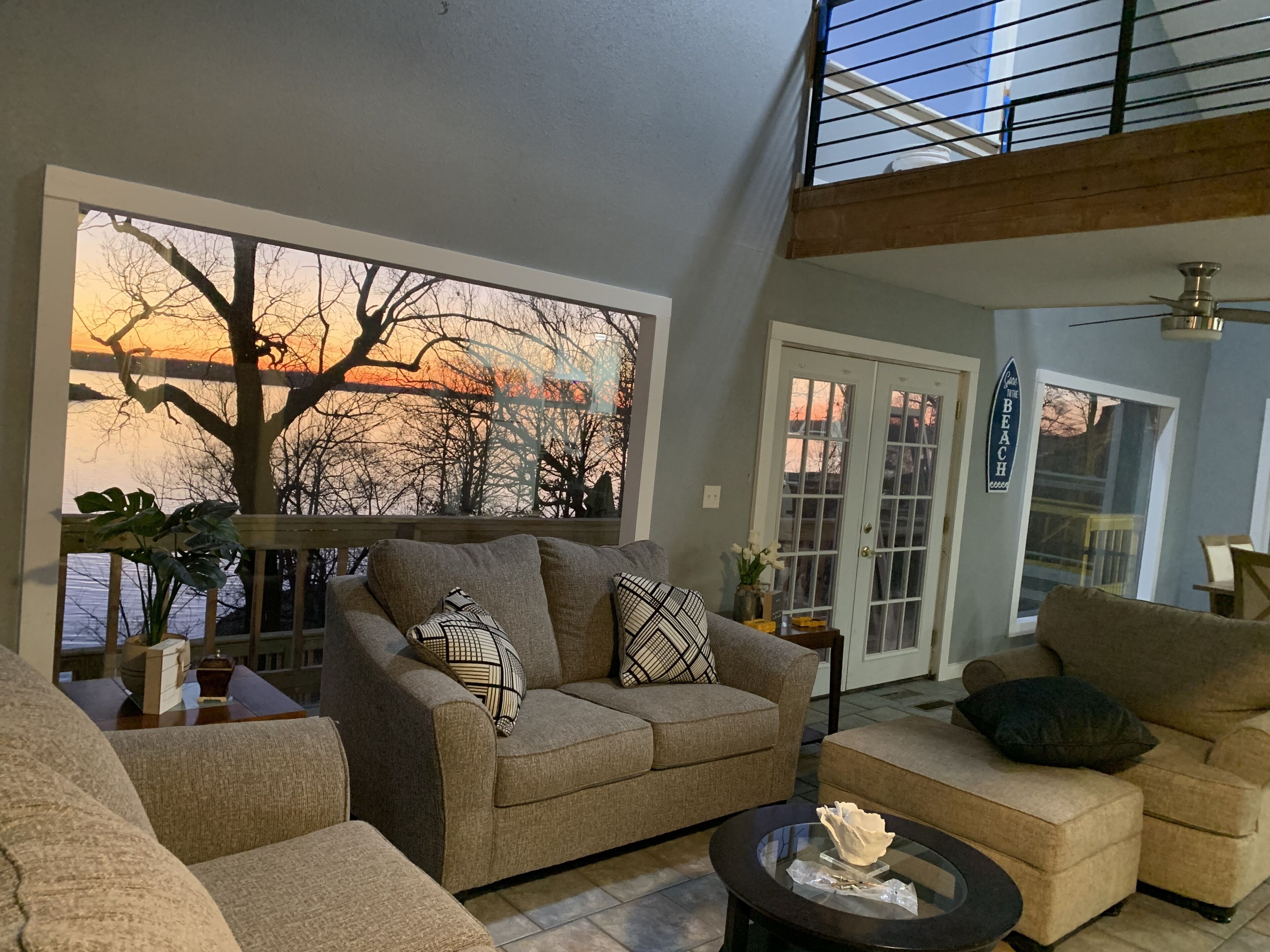 Beautiful waterfront home with private Dock. Most beautiful sunset views around!