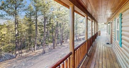 Rural Wood Cabin Surrounded by Trees with WiFi, W/D, & Gorgeous Deck