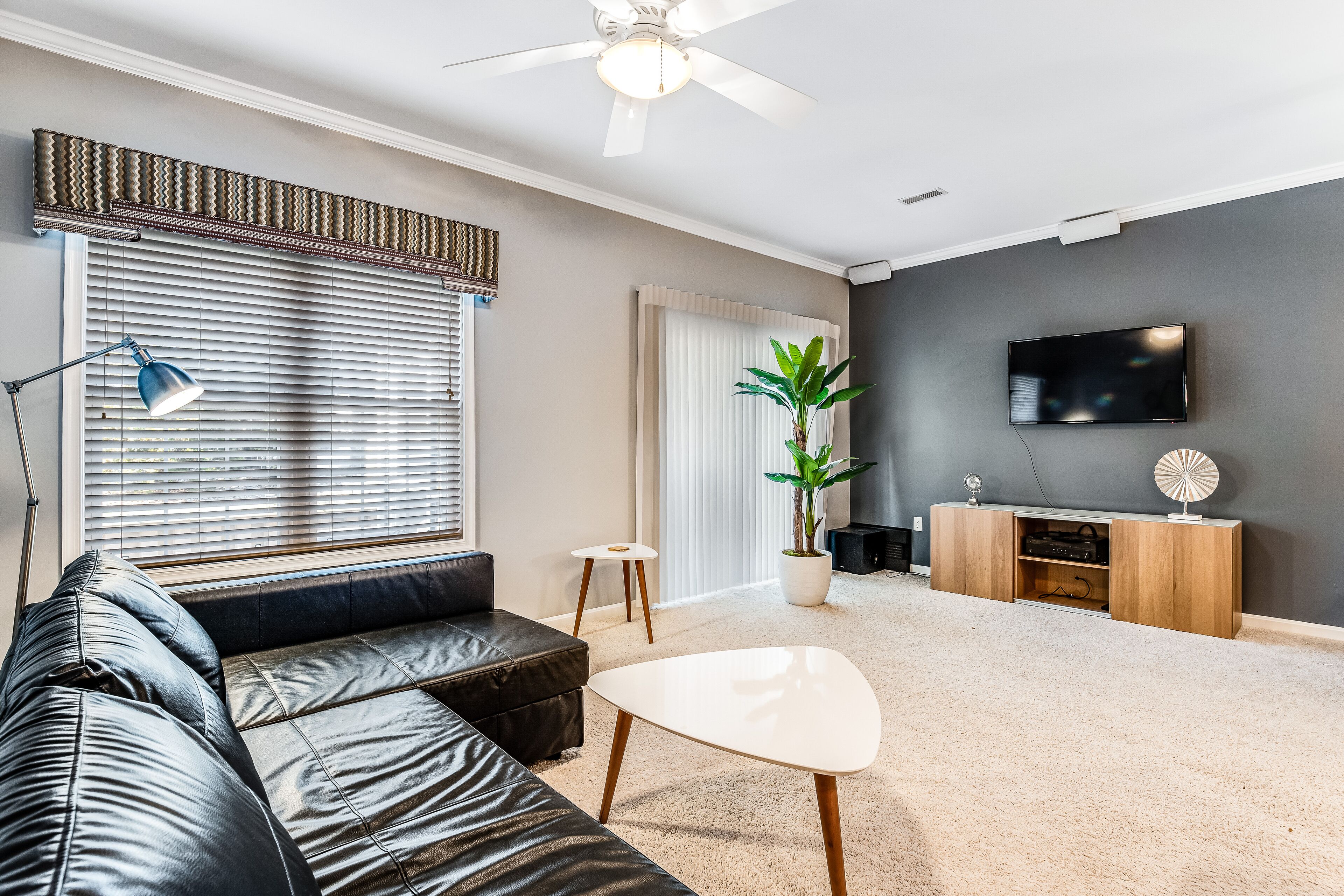 Oyster Bay Villas townhome with free WiFi, screened patio, & shared pool