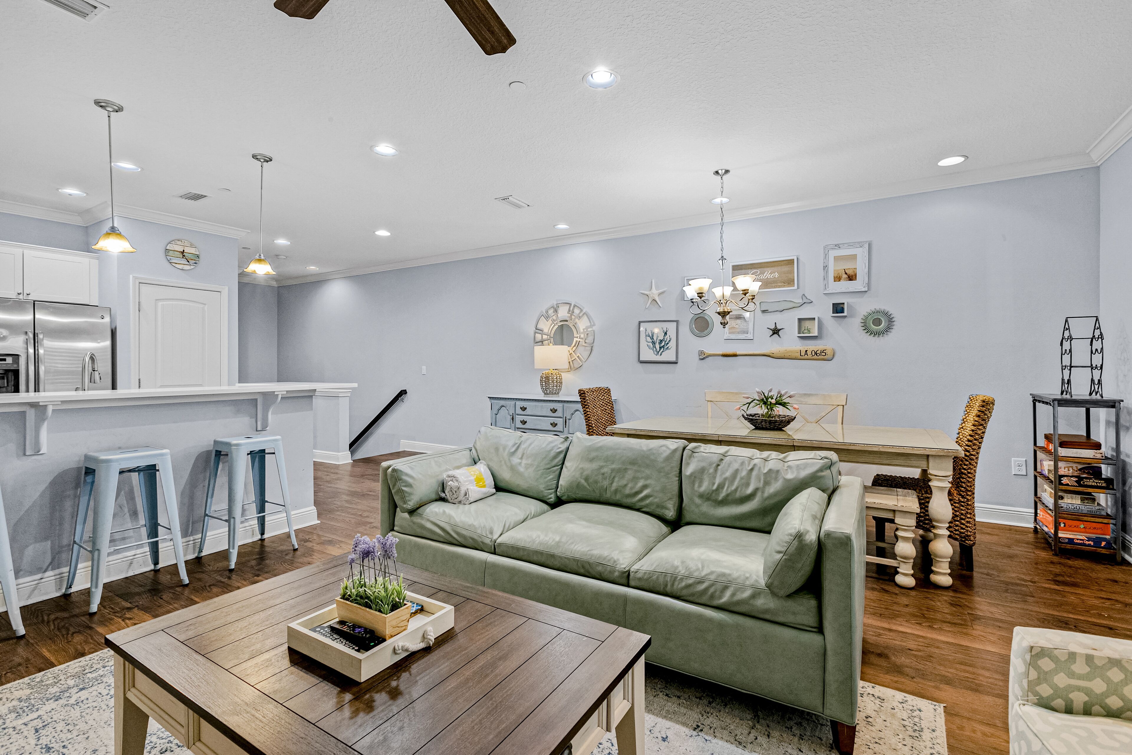 Modern Townhome with Shared Pool, Balcony & Patio, WiFi, & Central AC