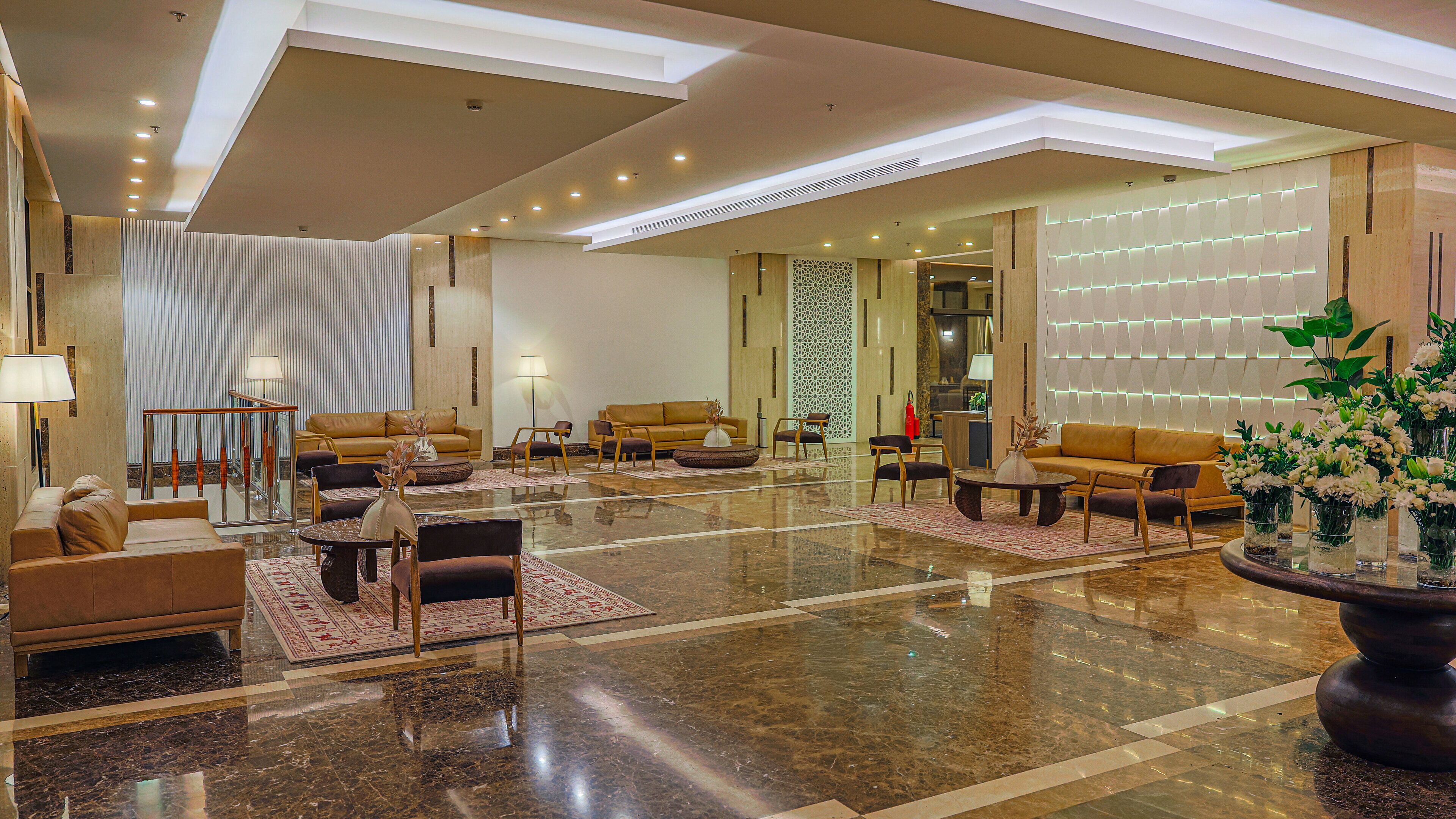 Sala de estar en el lobby