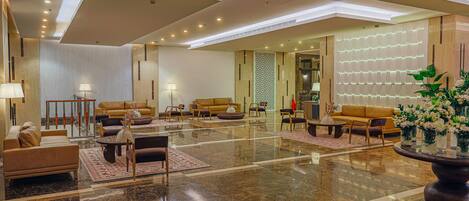 Sala de estar en el lobby