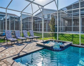 Pool - SPECIAL WINTER REDUCTIONS/CHAMPIONS GATE RESORT - 9 Bed , 5 bath (Davenport)