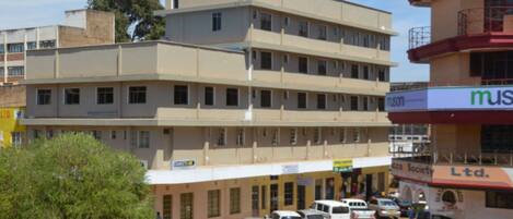 Voorkant van accommodatie