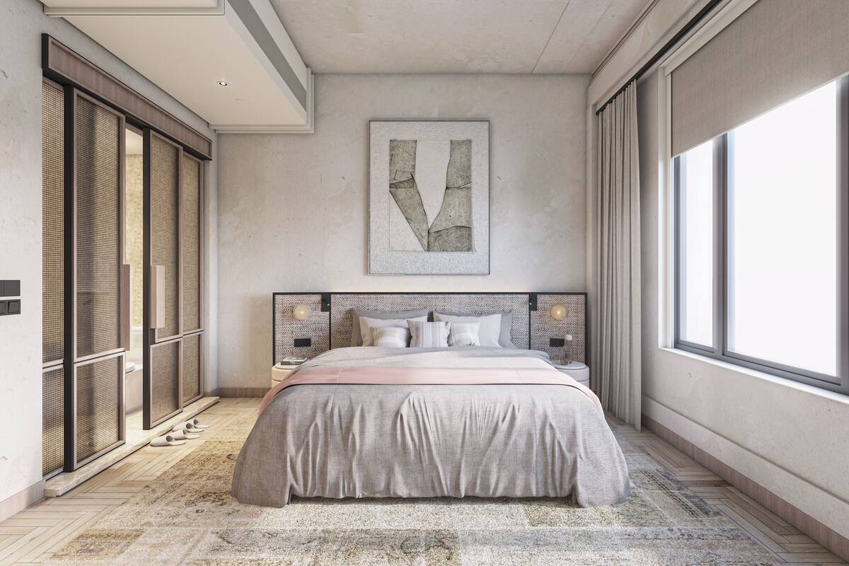 シティ ダブルルーム 1 ベッドルーム | 客室内のダイニングエリア