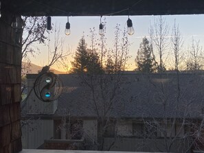 Vue depuis l’hébergement