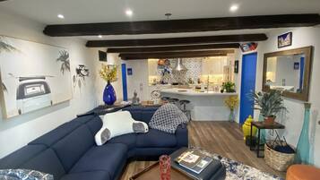 TV, fireplace, video games, Netflix