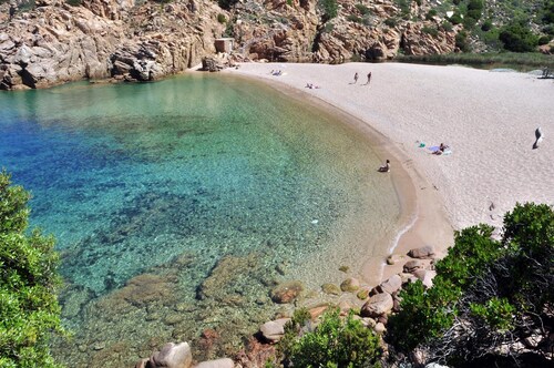 Spacious House in Costa Rossa with Partial Sea View and Terrace