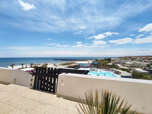Pool - Air-conditioned apartment with parking for 2 in Cap d'Agde (Cap d'Agde naturisme)