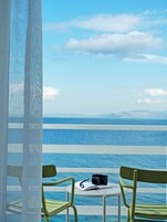Panoramic Double Room, 1 King Bed, Sea View | Premium bedding, minibar, in-room safe, desk