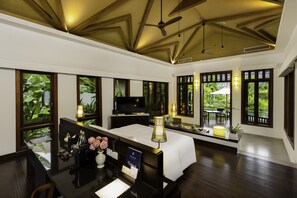 Khmer Pool Villa | Draps en coton égyptien, literie de qualité supérieure
